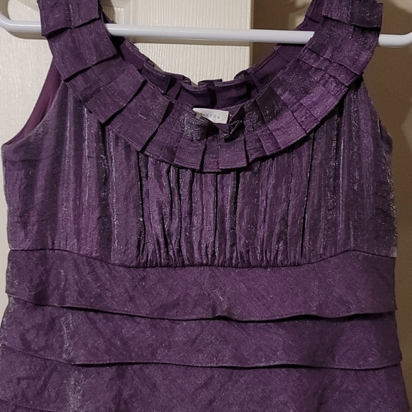 Shimmering purple dress, cha cha cha style - Picture 2 of 2